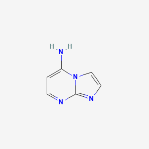 molecular formula C6H6N4 B1337546 咪唑并[1,2-a]嘧啶-5-胺 CAS No. 57473-41-3