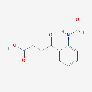 molecular formula C11H11NO4 B1337549 4-(2-Formamidophenyl)-4-oxobutanoic acid CAS No. 35402-54-1