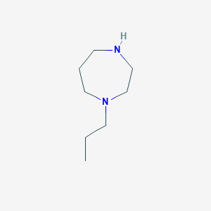 molecular formula C8H18N2 B1337550 1-Propyl-1,4-diazepane CAS No. 3619-74-7