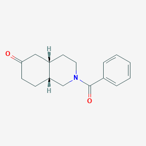 molecular formula C16H19NO2 B1337552 (4aS,8aR)-2-Benzoyloctahydro-6(2H)-isoquinolinone CAS No. 52390-26-8