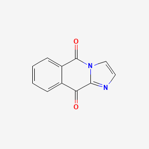 molecular formula C11H6N2O2 B1337553 Imidazo[1,2-b]isoquinoline-5,10-dione CAS No. 36142-27-5