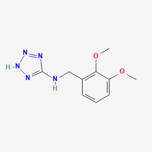 molecular formula C10H13N5O2 B13375574 o-veratryl(2H-tetrazol-5-yl)amine 