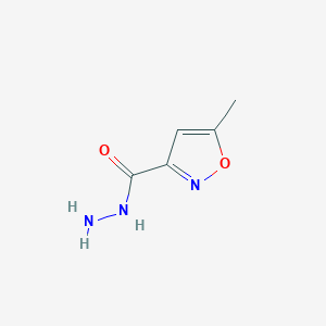 molecular formula C5H7N3O2 B133756 5-甲基异噁唑-3-甲酰肼 CAS No. 62438-03-3