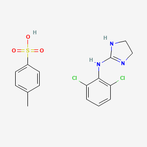 molecular formula C16H17Cl2N3O3S B1337580 N-(2,6-Dichlorophenyl)-4,5-dihydro-1H-imidazol-2-amine 4-methylbenzenesulfonate 