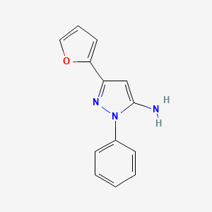 3-(Furan-2-yl)-1-phenyl-1h-pyrazol-5-amine