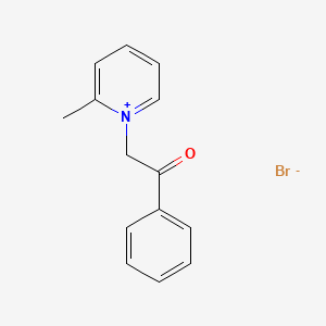 2-Methyl-1-(2-oxo-2-phenylethyl)pyridinium bromide
