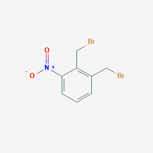 molecular formula C8H7Br2NO2 B1337603 1,2-Bis(bromomethyl)-3-nitrobenzene CAS No. 66126-16-7