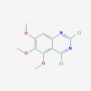 molecular formula C11H10Cl2N2O3 B1337606 2,4-Dichloro-5,6,7-trimethoxyquinazoline CAS No. 61948-64-9