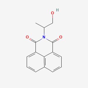 molecular formula C15H13NO3 B13376096 2-(2-hydroxy-1-methylethyl)-1H-benzo[de]isoquinoline-1,3(2H)-dione 