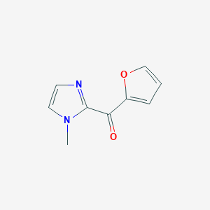molecular formula C9H8N2O2 B1337611 2-furyl(1-methyl-1H-imidazol-2-yl)methanone CAS No. 30148-29-9