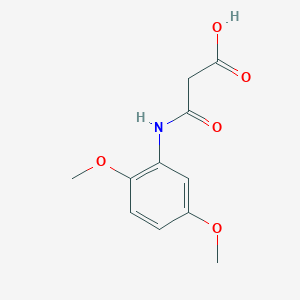 molecular formula C11H13NO5 B1337612 3-[(2,5-Dimethoxyphenyl)amino]-3-oxopropanoic acid CAS No. 63070-58-6