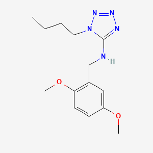 molecular formula C14H21N5O2 B13376249 N-(1-butyl-1H-tetraazol-5-yl)-N-(2,5-dimethoxybenzyl)amine 