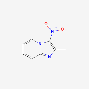molecular formula C8H7N3O2 B1337626 2-Methyl-3-nitroimidazo[1,2-a]pyridine CAS No. 34165-09-8