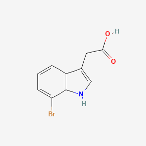 molecular formula C10H8BrNO2 B1337635 2-(7-bromo-1H-indol-3-yl)acetic acid CAS No. 63352-97-6