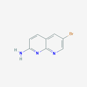 molecular formula C8H6BrN3 B1337644 6-Bromo-1,8-naphthyridin-2-amine CAS No. 64874-38-0
