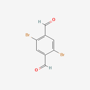 molecular formula C8H4Br2O2 B1337647 2,5-Dibromoterephthalaldehyde CAS No. 63525-48-4