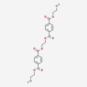molecular formula C22H22O10 B1337653 1,2-Bis(p-(2-hydroxyethoxycarbonyl)benzoyloxy)ethane CAS No. 2144-69-6