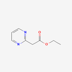 molecular formula C8H10N2O2 B1337658 Ethyl 2-(pyrimidin-2-yl)acetate CAS No. 63155-11-3