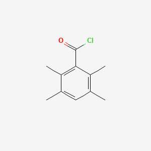 molecular formula C11H13ClO B1337666 2,3,5,6-Tetramethylbenzoyl chloride CAS No. 67075-69-8