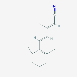 molecular formula C15H21N B133767 (2E,4E)-3-methyl-5-(2,6,6-trimethylcyclohexen-1-yl)penta-2,4-dienenitrile CAS No. 5299-98-9
