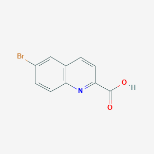 molecular formula C10H6BrNO2 B1337671 6-Bromoquinoline-2-carboxylic acid CAS No. 65148-10-9