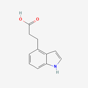 molecular formula C11H11NO2 B1337674 3-(1H-Indol-4-YL)propanoic acid CAS No. 65690-95-1