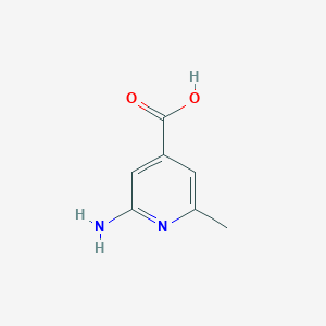 molecular formula C7H8N2O2 B1337688 2-Amino-6-methylisonicotinic acid CAS No. 65169-64-4