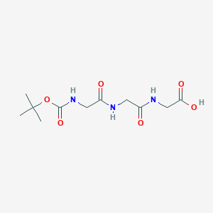 molecular formula C11H19N3O6 B1337700 Boc-gly-gly-gly-OH CAS No. 28320-73-2