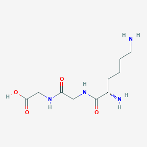 molecular formula C10H20N4O4 B1337702 H-Lys-Gly-Gly-OH 