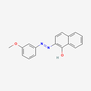 molecular formula C17H14N2O2 B13377036 2-[(3-Methoxyphenyl)diazenyl]-1-naphthol 