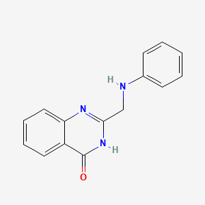 molecular formula C15H13N3O B13377049 2-(anilinomethyl)-4(3H)-quinazolinone 