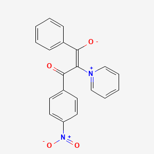 molecular formula C20H14N2O4 B13377056 3-(4-Nitrophenyl)-3-oxo-1-phenyl-2-(1-pyridiniumyl)-1-propen-1-olate 