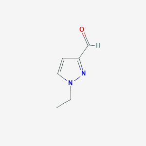 molecular formula C6H8N2O B1337709 1-ethyl-1H-pyrazole-3-carbaldehyde CAS No. 942319-16-6