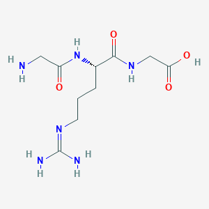 molecular formula C10H20N6O4 B1337711 Glycine, glycyl-L-arginyl- CAS No. 55033-47-1
