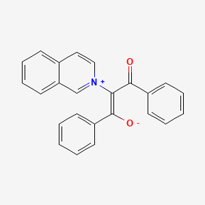 molecular formula C24H17NO2 B13377131 2-(2-Isoquinoliniumyl)-3-oxo-1,3-diphenyl-1-propen-1-olate 