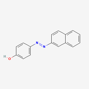 molecular formula C16H12N2O B13377193 4-(2-Naphthyldiazenyl)phenol 
