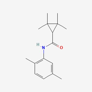 molecular formula C16H23NO B13377258 N-(2,5-dimethylphenyl)-2,2,3,3-tetramethylcyclopropanecarboxamide 