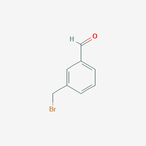 molecular formula C8H7BrO B1337732 3-(Bromomethyl)benzaldehyde CAS No. 82072-23-9