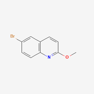 molecular formula C10H8BrNO B1337744 6-Bromo-2-methoxyquinoline CAS No. 99455-05-7