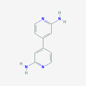molecular formula C10H10N4 B1337750 2,2'-二氨基-4,4'-联吡啶 CAS No. 189000-91-7
