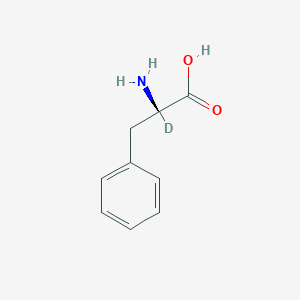 molecular formula C9H11NO2 B1337755 L-苯丙氨酸-2-d1 CAS No. 54793-54-3