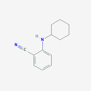 molecular formula C13H16N2 B1337757 2-(环己基氨基)苯甲腈 CAS No. 173316-37-5