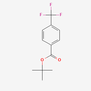 molecular formula C12H13F3O2 B1337760 Tert-butyl 4-(trifluoromethyl)benzoate CAS No. 196934-20-0