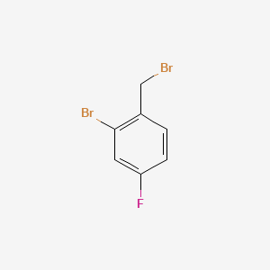 molecular formula C7H5Br2F B1337761 2-Bromo-4-fluorobenzyl bromide CAS No. 61150-57-0