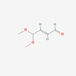 molecular formula C6H10O3 B1337766 4,4-Dimethoxy-2-butenal CAS No. 4093-49-6