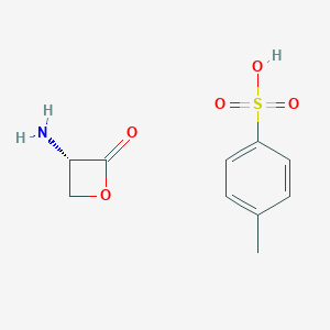 molecular formula C10H13NO5S B133777 (S)-3-Amino-2-oxetanone p-toluenesulfonic acid salt CAS No. 112839-95-9