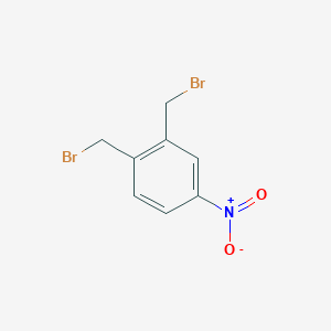 molecular formula C8H7Br2NO2 B1337785 1,2-双(溴甲基)-4-硝基苯 CAS No. 6425-66-7