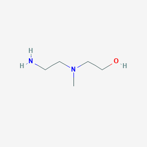 molecular formula C5H14N2O B1337796 2-[(2-Aminoethyl)(methyl)amino]ethanol CAS No. 5753-50-4