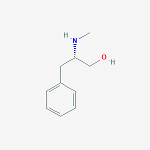 molecular formula C10H15NO B1337798 (S)-2-(Methylamino)-3-phenylpropan-1-ol CAS No. 84773-29-5