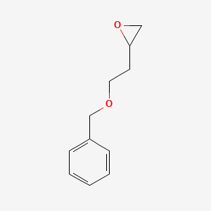 B1337799 2-[2-(Benzyloxy)ethyl]oxirane CAS No. 94426-72-9